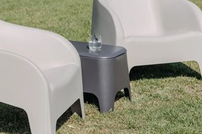 PETRA ARMCHAIR Műanyag karosszék szürke