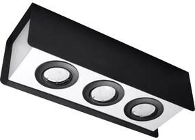 SOLLUX SL-0411 STEREO Kocka Mennyezeti Lámpa Fehér, Fekete GU10 IP20
