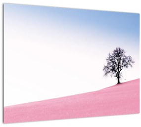 Kép - Rózsaszín álom (üvegen) (70x50 cm)