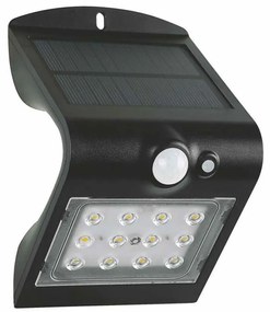 LED Napelemes érzékelős fali lámpa LED/1,5W/3,7V 1200 mAh IP65