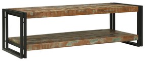 Dohányzóasztal Több színben 120x50x38 cm Tömör fa újrahasznosított
