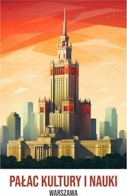 Poszter 68x101cm Kultúra és Tudomány Palotája
