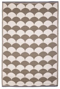 Pikkely mintás kétoldalú kültéri szőnyeg, 121 x 180 cm