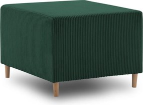 Fireze puff, kordbársony, zöld