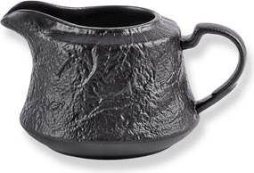Kávéscsésze porcelán fekete, kő utánzatú fogantyúval 260ML Wilmax