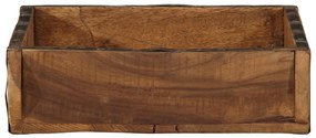 Tálcák 4 db 31x29x10 cm Tömbfa Újrahasznosított