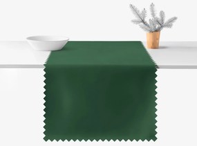 Goldea karácsonyi teflonbevonatú asztali futó - sötétzöld 20x120 cm