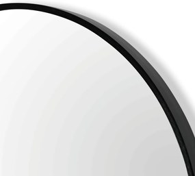 Zrcadlo 50 cm, černé, AZR-V5050 BK