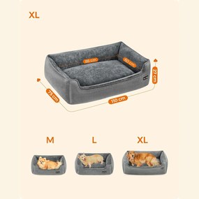 Kutyaágy,fekhely nagytestű kutyáknak,  xl,  világosszürke | feandrea