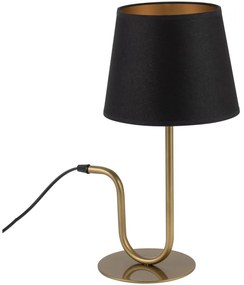 Sigma Asztali lámpa VOLUTTO 1xE27/60W/230V fekete/réz SI0348