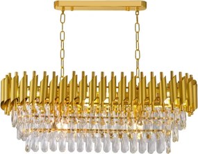 Brilagi - Láncos csillár ECLIPSE 10xE14/10W/230V 78x28 cm arany