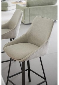 Bézs bárszék szett 2 db-os (ülésmagasság 65 cm) Alison – Rowico