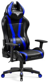 Gamer szék Diablo X-Horn 2.0 Átlagos méret, Fekete-kék