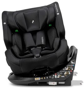 OSANN - Autósülés ONE 360 Klimax i-Size 40-150 cm Teljesen fekete