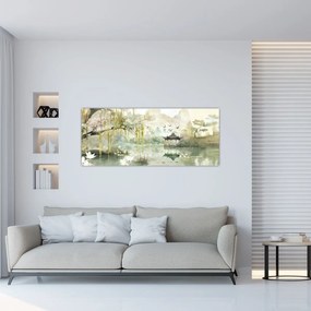 Kép - Kínai tó (120x50 cm)