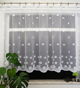 Mg Függöny 36310 hópehely Fehér 150cm Karácsony 0,5m
