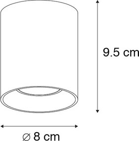 Okos spotlámpa arany színben, WiFi GU10-zel - Tubo