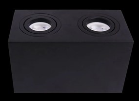 MAYTONI C017CL-02B ATOM Kocka Mennyezeti Lámpa Fekete GU10 IP20