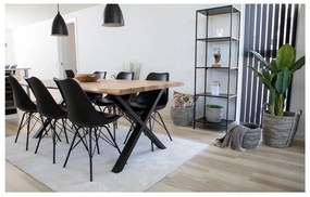 Fekete étkezőszék szett 2 db-os Oslo – House Nordic
