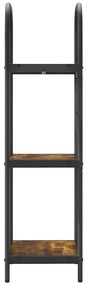 Könyvespolc Füstölt tölgy 40 x 30 x 109 cm Faanyag