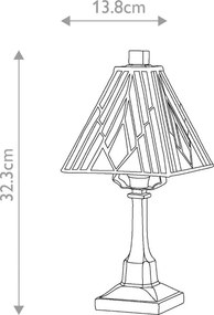 Elstead Lighting Alderley TF-ALDERLEY-TL-S Asztali lámpa 1x40W/E14 IP20