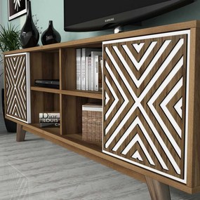 Inci - Walnut, White