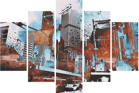 Kép - felhőkarcolók (150x105 cm)