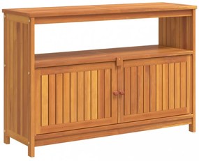 tömör akácfa kerti tálalóasztal 110 x 35 x 75 cm