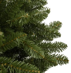 zöld csuklópántos műkarácsonyfa állvánnyal 300 cm