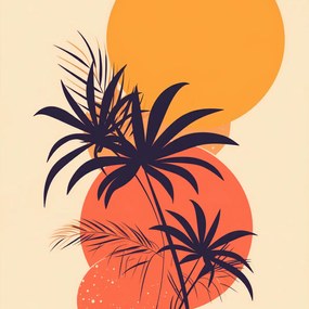 Poszter 20x20cm Trópusi Nyugat