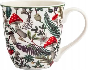 Nagy őszi kávés és teás bögre XXL 630ml Legyező fehér