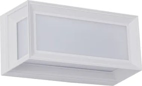 Brilagi - PARKER LED kültéri fali lámpa érzékelővel, 12W/230V, fehér, IP44
