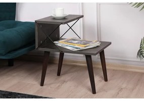 Éjjeliszekrény CROSS 55x50 cm barna