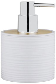 Fehér műanyag szappanadagoló 350 ml Lyon – Allstar