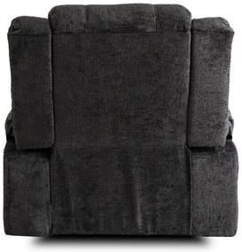 Modern Relaxfotel Vintage Fekete Bársony Kárpittal. ARTURO