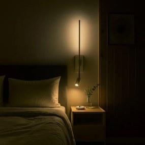 LED fali lámpatest TORCH, 6W/230V + 3W LED, fehér