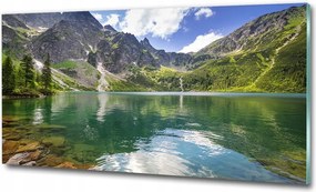 Fotó kép edzett üveg Út a hegyekben 125x50