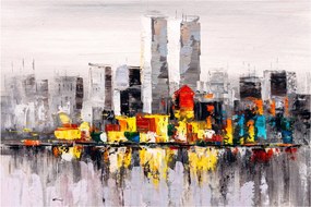 Kép - A nagyváros festménye (90x60 cm)