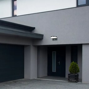 Rabalux 77119 -LED Kültéri fali lámpa érzékelővel BATIDA LED/9W/230V IP54 fekete