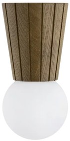 Argon 8974 - VOLANTE fürdőszobai mennyezeti lámpa 1xG9/6W/230V IP44 átm. 12 cm barna