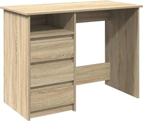 vidaXL sonoma tölgy színű szerelt fa íróasztal 102 x 50 x 75 cm