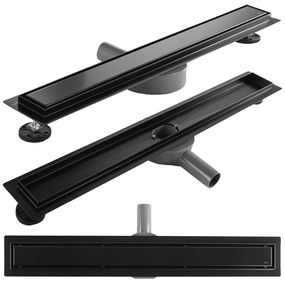 Lineáris lefolyó REA Neox pro Black 80