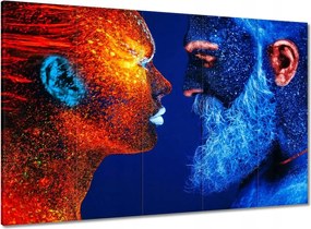 Vászonkép 100x70 Jégszemüveg Szerelem