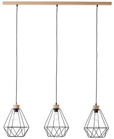 Brilliant DREWNO 99531/76 Függőlámpa 3x25W/E27 IP20
