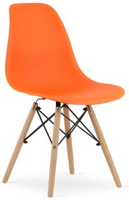 PreHouse Narancssárga skandináv szék - 4 darabos készlet