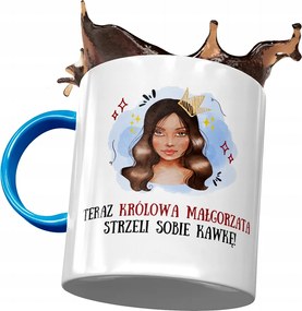 Kék Bögre Margit Barátnőknek Ajándék Nyomtatott Fotóval