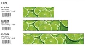 LIME öntapadós konyhai poszter, 350x60 cm