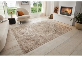 Bézs-krémszínű szőnyeg 200x280 cm Terrain Designer Sand – Hanse Home