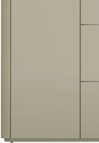 Elivo komód 150 cm fiókokkal - eukaliptusz / baltic dune tölgy