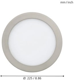 Eglo 96676 - RGB LED fényerőszabályozható beépíthető lámpa FUEVA-C LED/15,6W/230V
